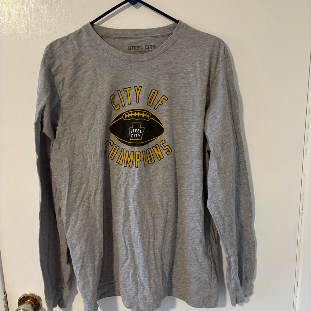 Steel City Gray Long Sleeve Shirt